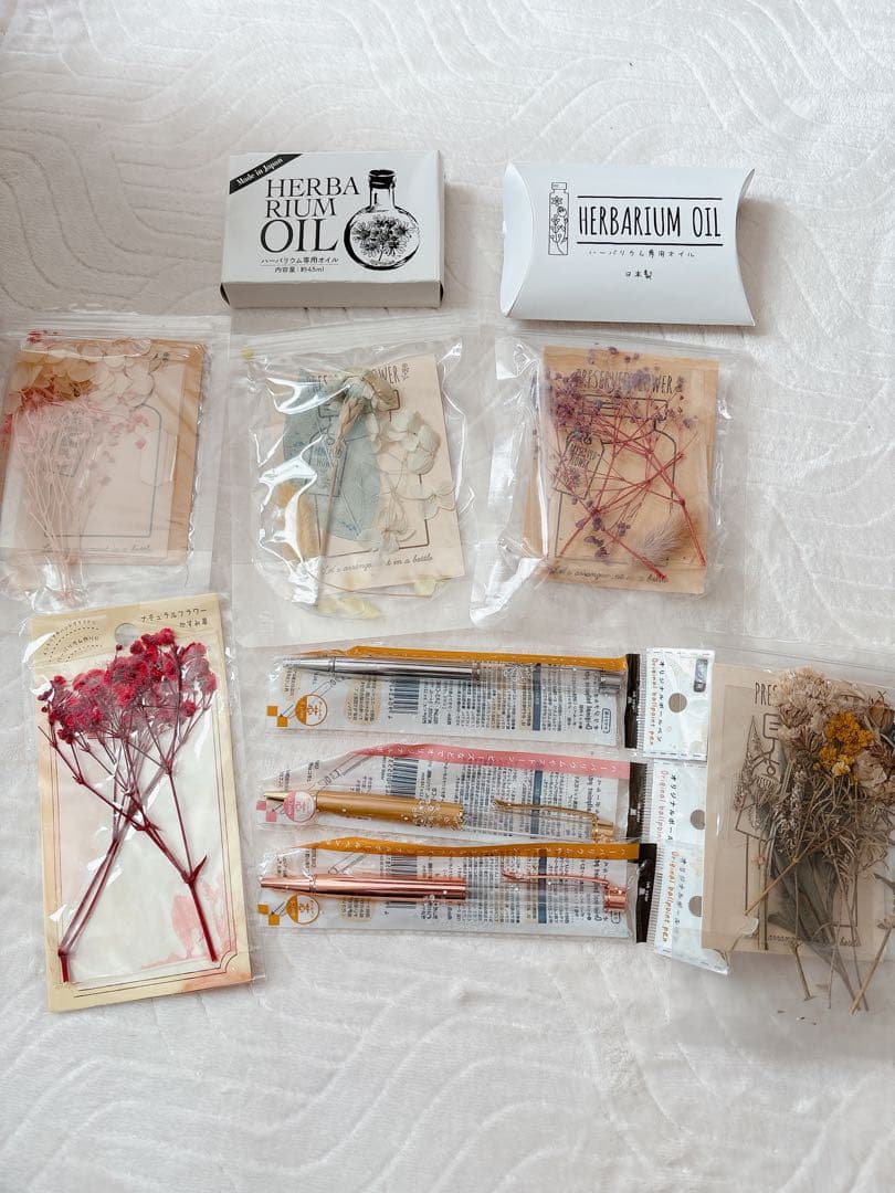 Herbarium Ballpoint Pen Handmade Set