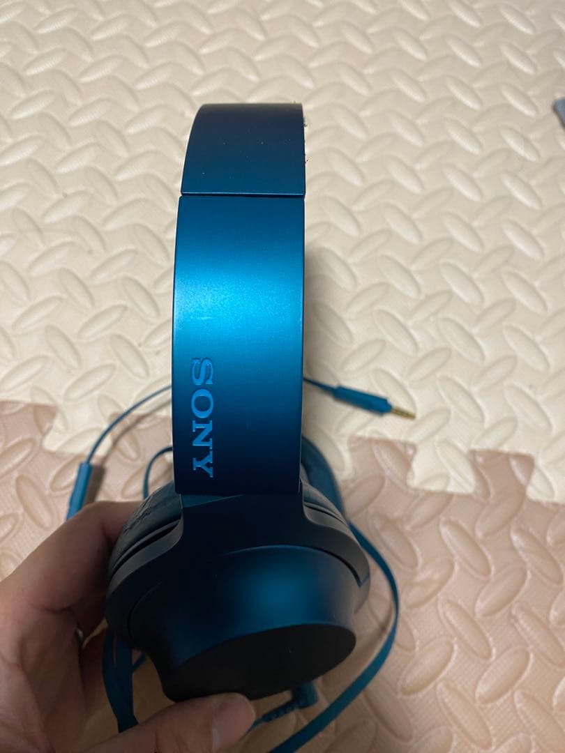 SONY Wired Headphones Blue
