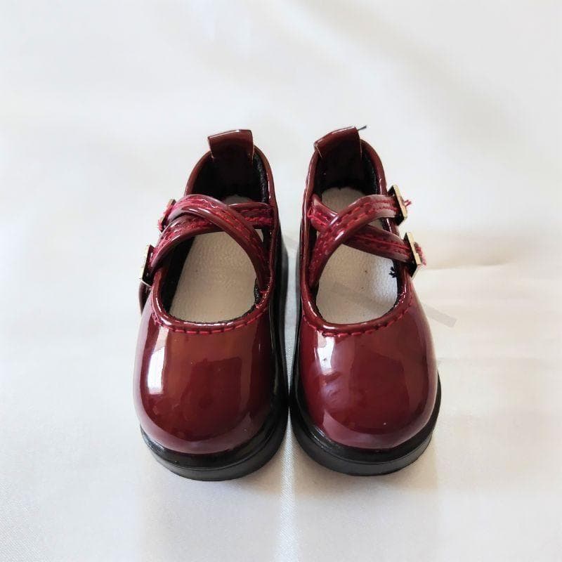 1/4 Doll Thick-soled Shoes, Patent Leather, 40cm, MDD, Red, Doll Shoes, Popular