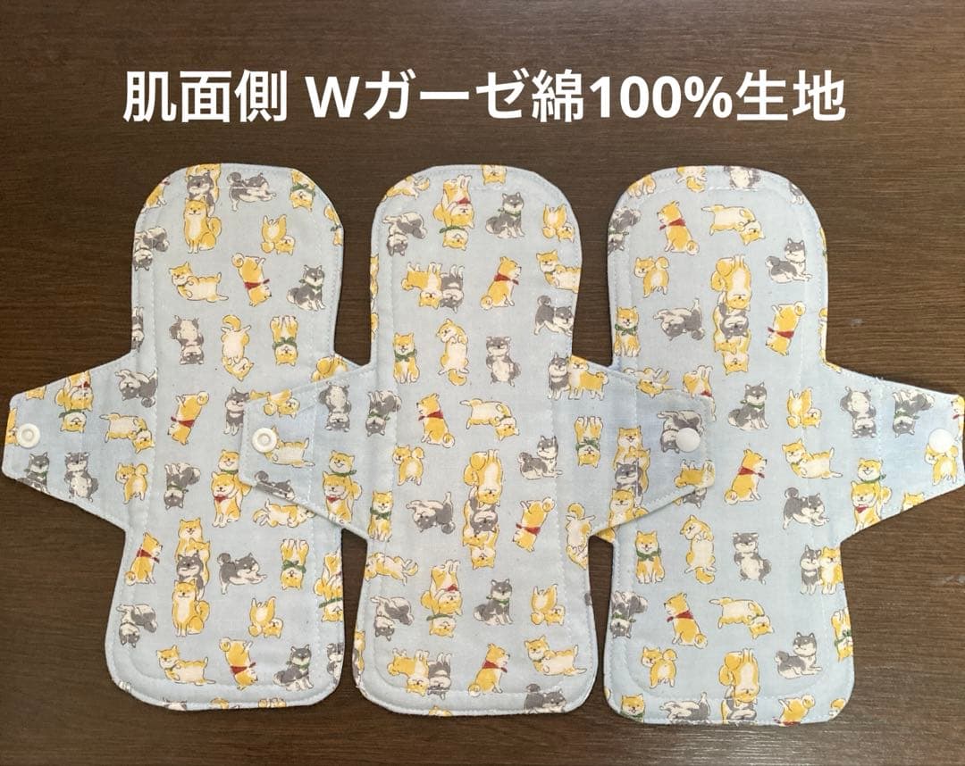 Cloth Napkin Set of 3 with Breathable Waterproof Fabric (Handmade)