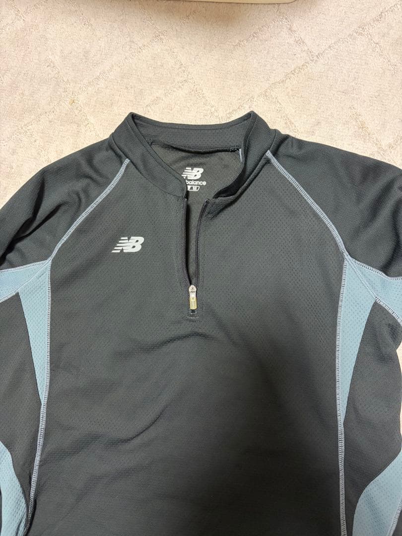 New Balance Long Sleeve Shirt Black/Gray - Women's