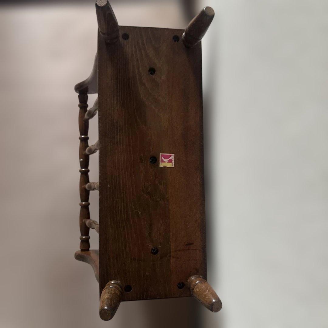 Hida Sangyo Woodpecker Mark Magazine Rack, Showa Retro, Vintage, Antique