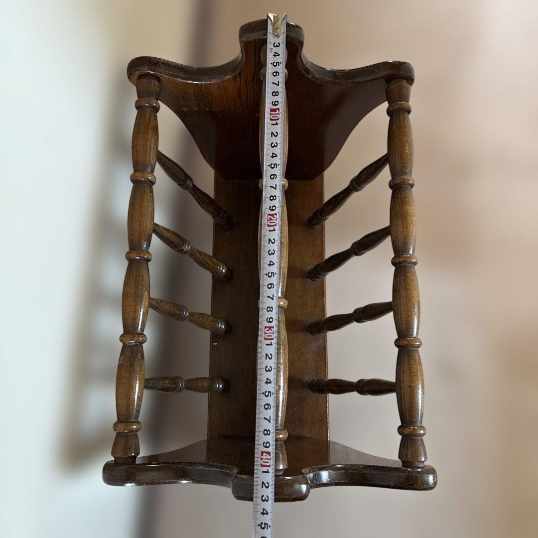 Hida Sangyo Woodpecker Mark Magazine Rack, Showa Retro, Vintage, Antique