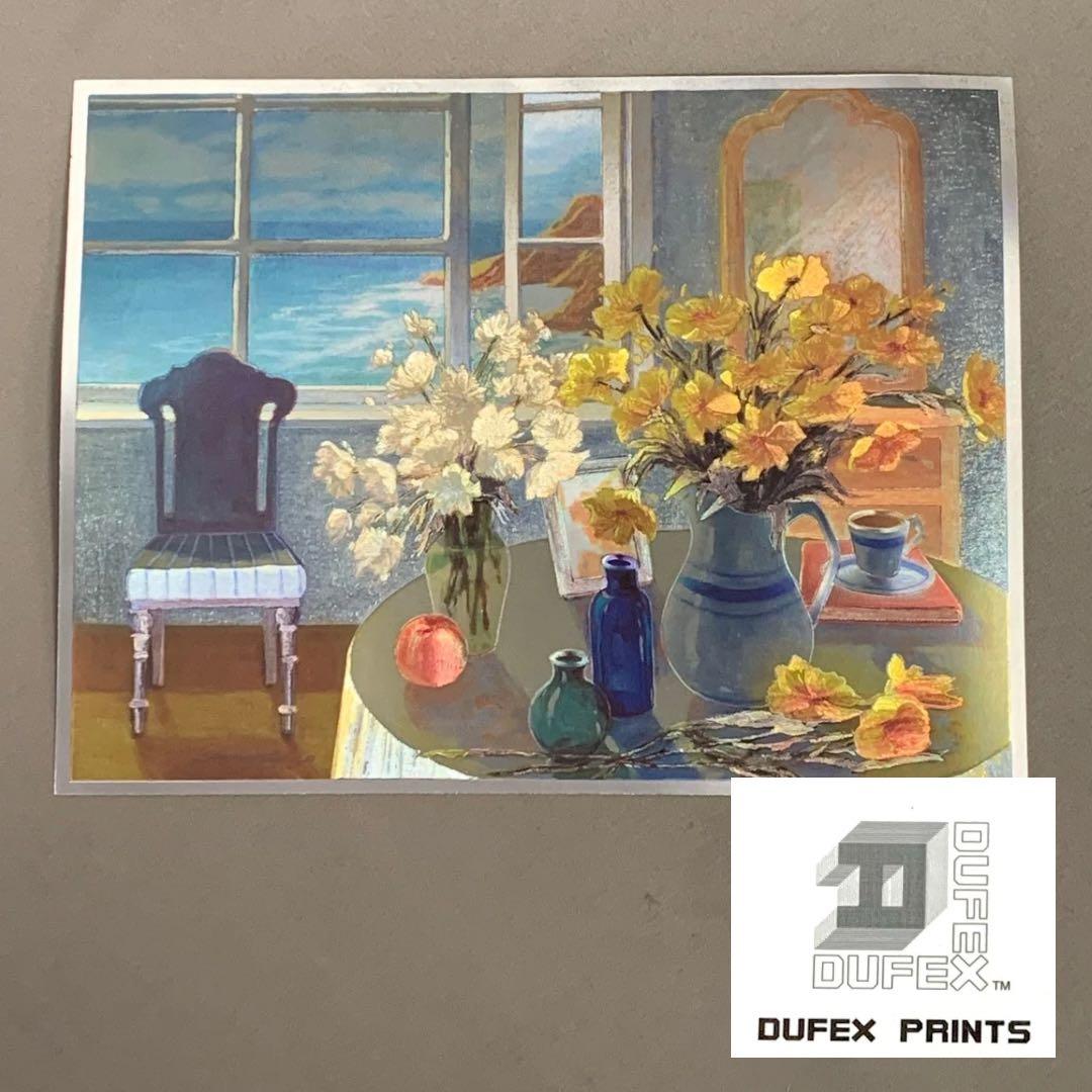 【Unused, Rare】DUFEX PRINTS Art Flower Gentle Breeze from the Sea, UK