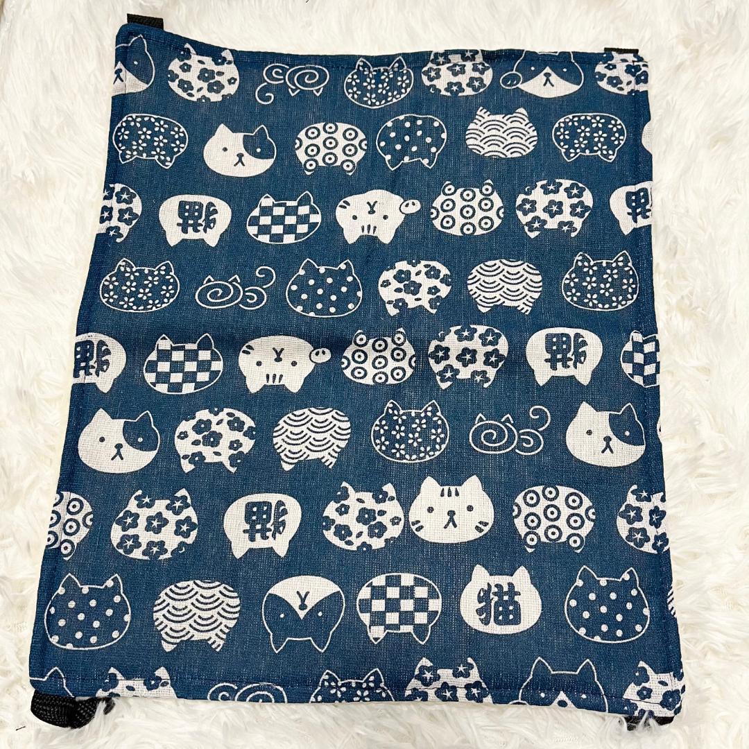 【New】Hammock M Navy Nyanmock for Cats, Fluffy and Warm