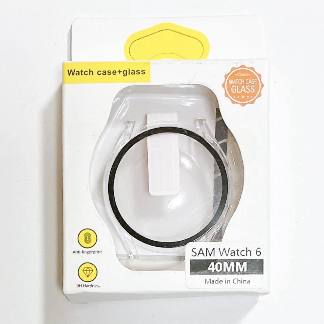 Galaxy Watch 6 40mm Case, Clear PC Material + Tempered Glass