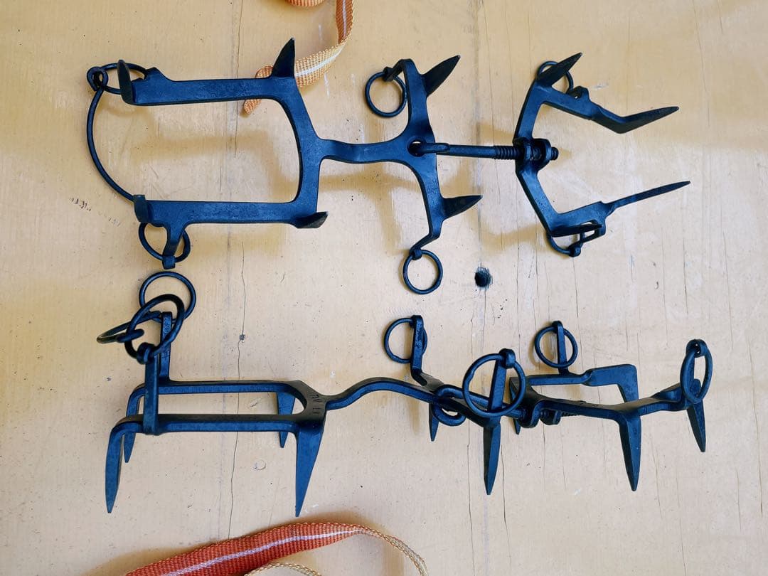 【K】Showa Retro Tani (TANI) Kajita Manufacturing 10-point crampons mountaineering gear