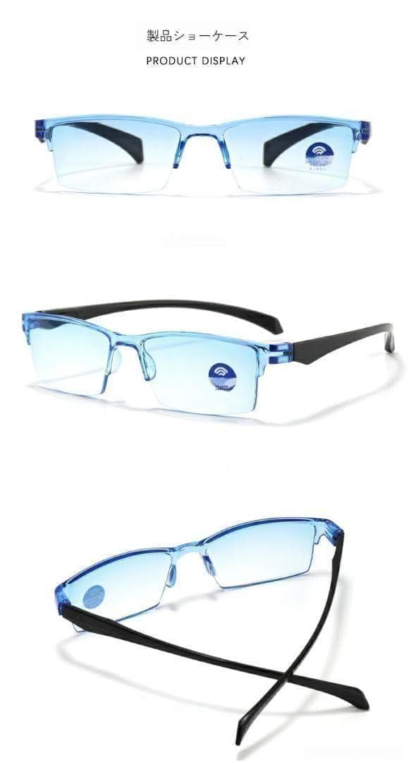 【2 Bottles】Smart Zoom Reading Glasses +1.0 to 4.0, Progressive Bifocal for Men and Women