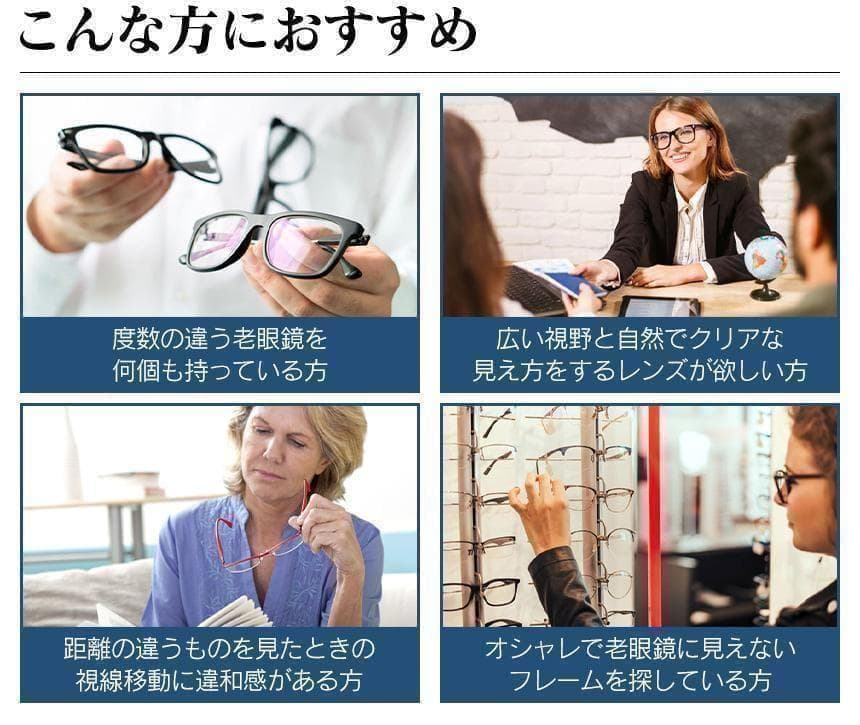 【2 Bottles】Smart Zoom Reading Glasses +1.0 to 4.0, Progressive Bifocal for Men and Women