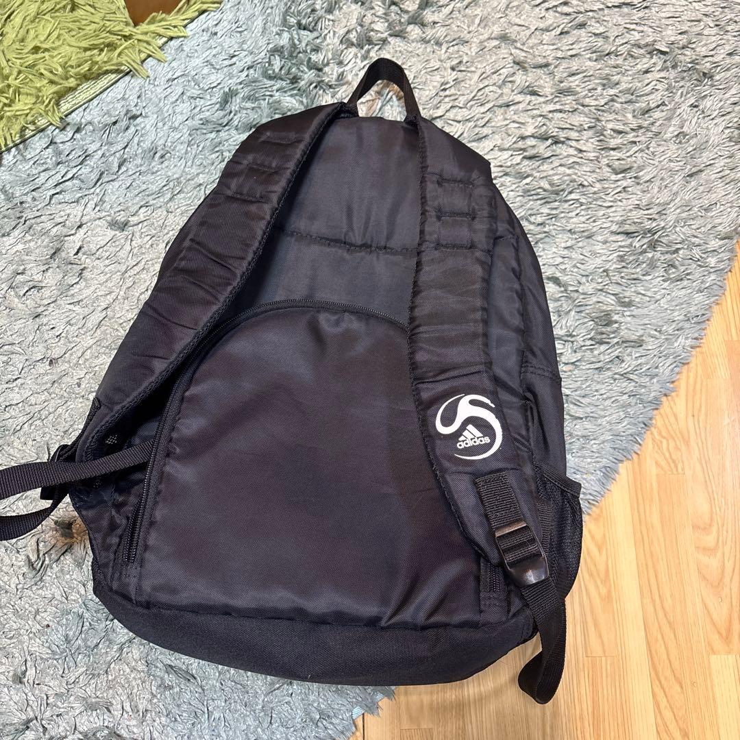 adidas Backpack Black/Red with Mesh Pocket