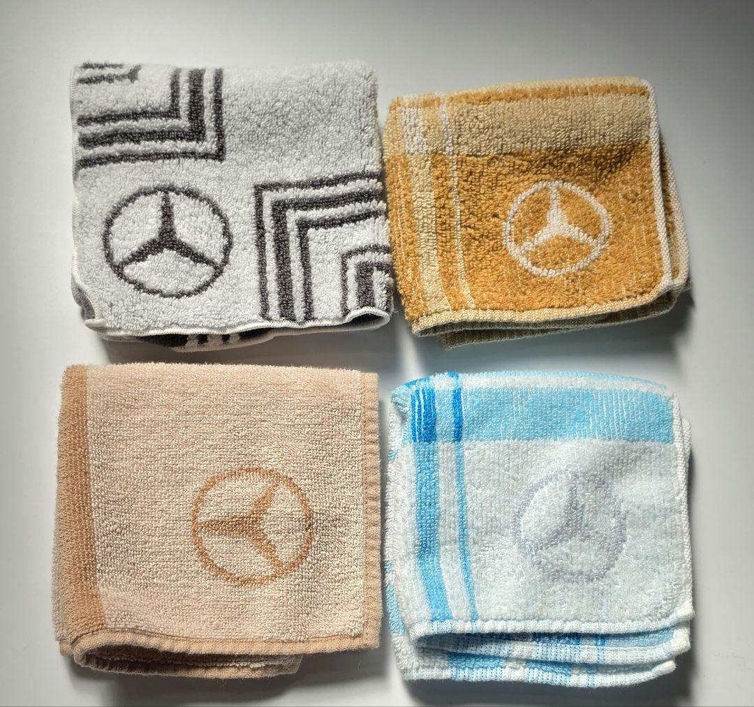 Mercedes-Benz Benz Hand Towel Set of 4, Bulk Sale, Used