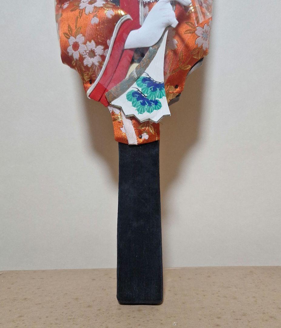 Hagoita Decoration Doll, Gosho Doll, Glass Case Included, Sakurai Kizan, Showa Retro, Height 60cm