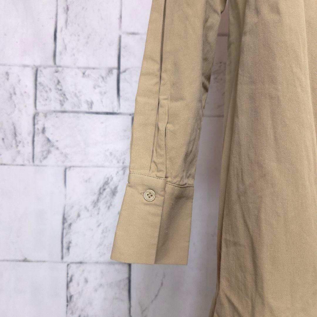 SELECT MOCA Gathered Panel Long Dress M Beige Cotton