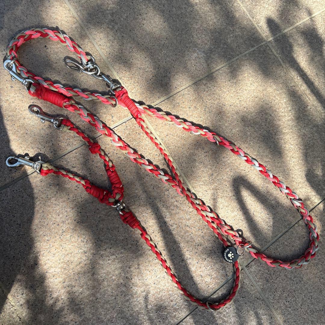 Golden Mama Shoulder Double Leash