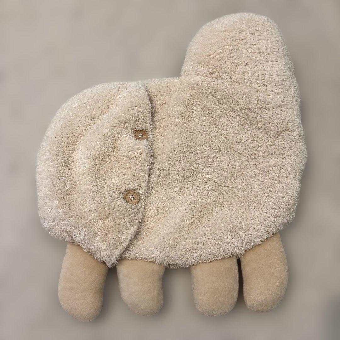 Sheep-shaped fleece hot water bottle cover, hot water bottle holder, fluffy, hot water bottle, toasty warm, new