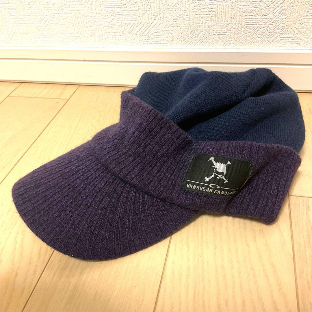 New / Oakley Men's Golf Knit Hat with Visor Beanie Knit Cap