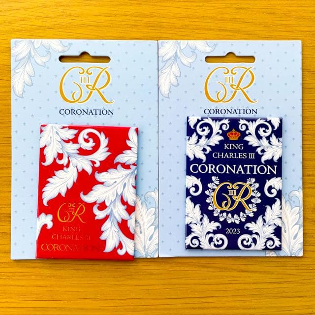 CORONATION UK Royal Family Charles Coronation Commemorative Magnets 2 Pieces