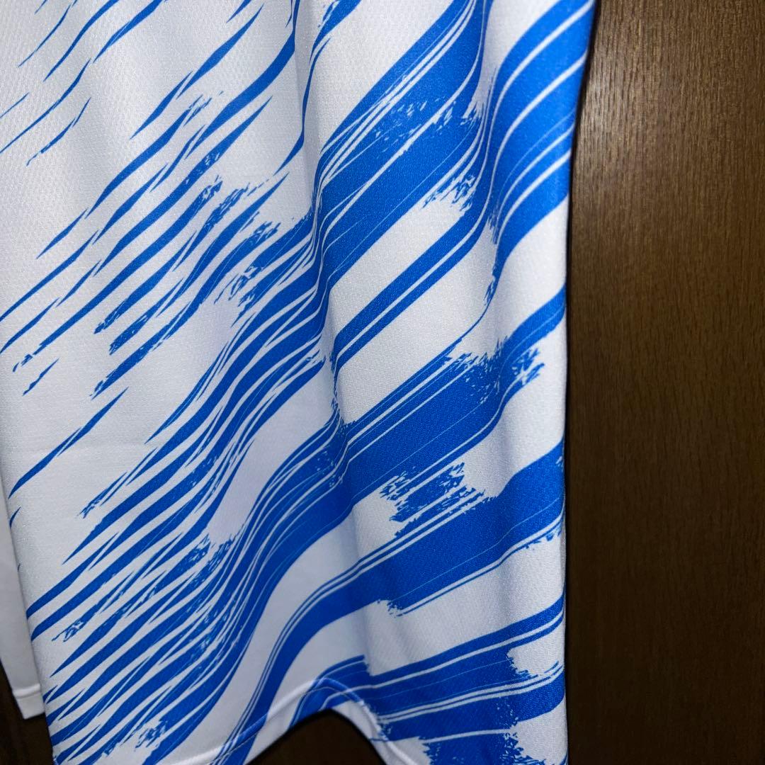 Mizuno Game Shirt (Racquet Sports) White Blue Mizuno
