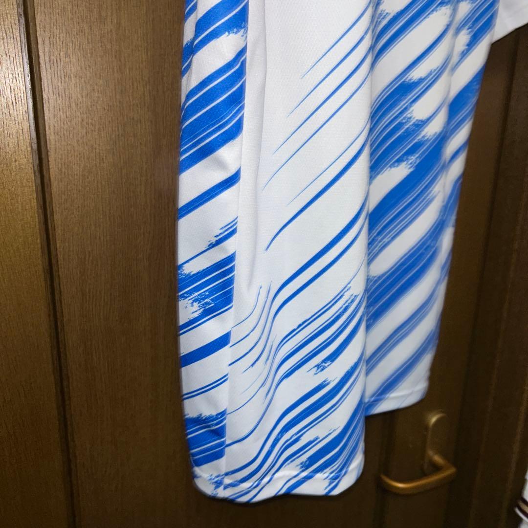 Mizuno Game Shirt (Racquet Sports) White Blue Mizuno