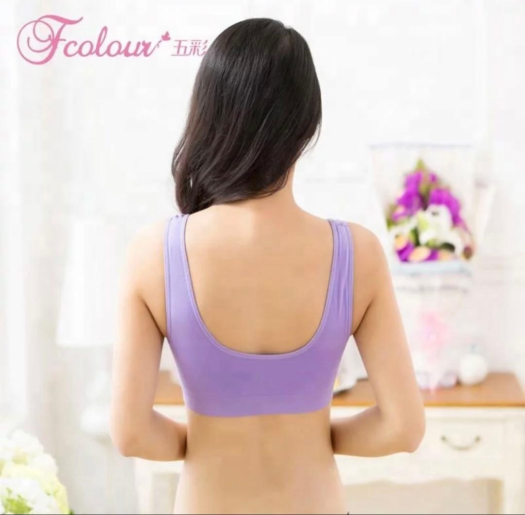 Non-wire Bra 3-Piece Set, Size 3L, White, Black, XXL