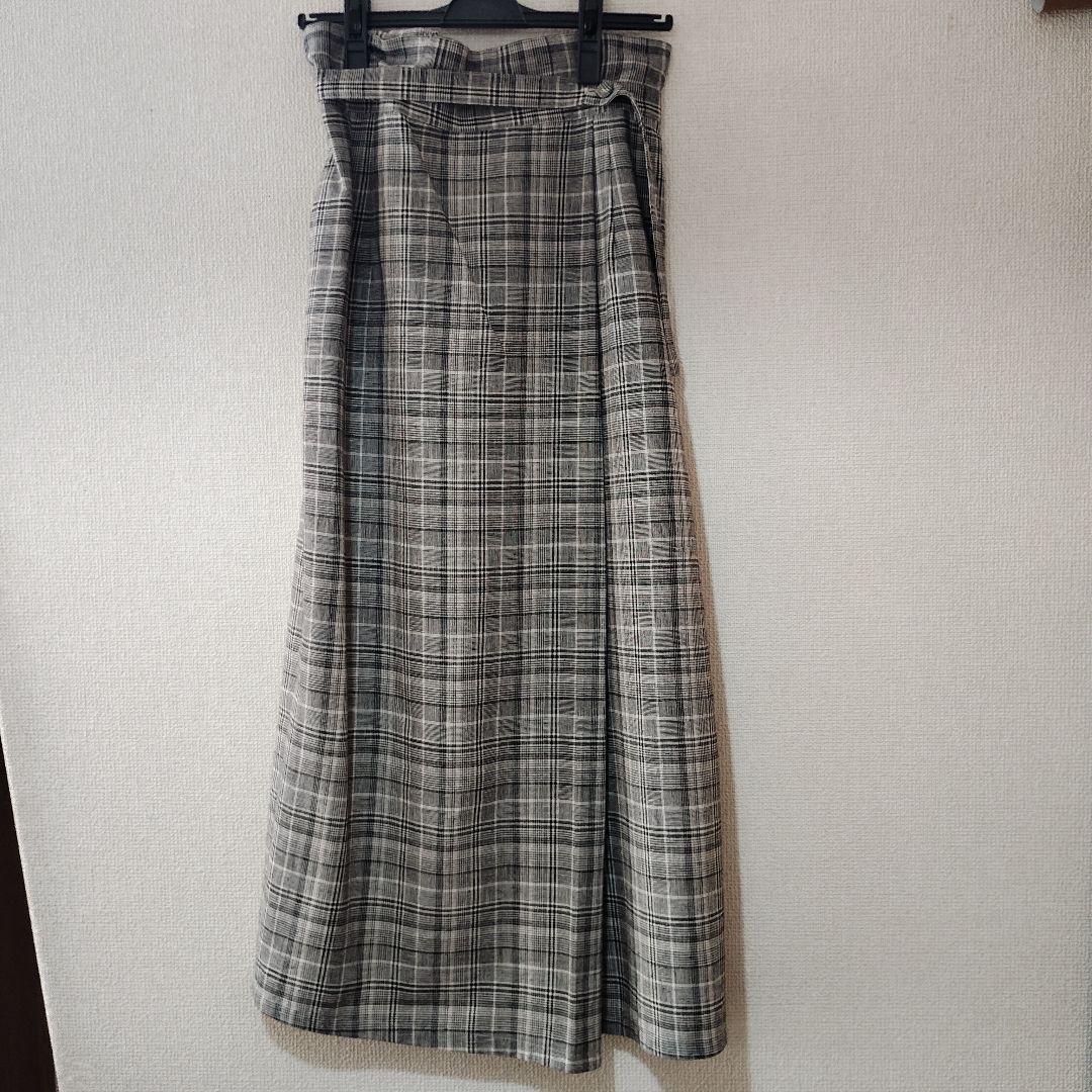 SHIPS Colors☆ Check Long Skirt