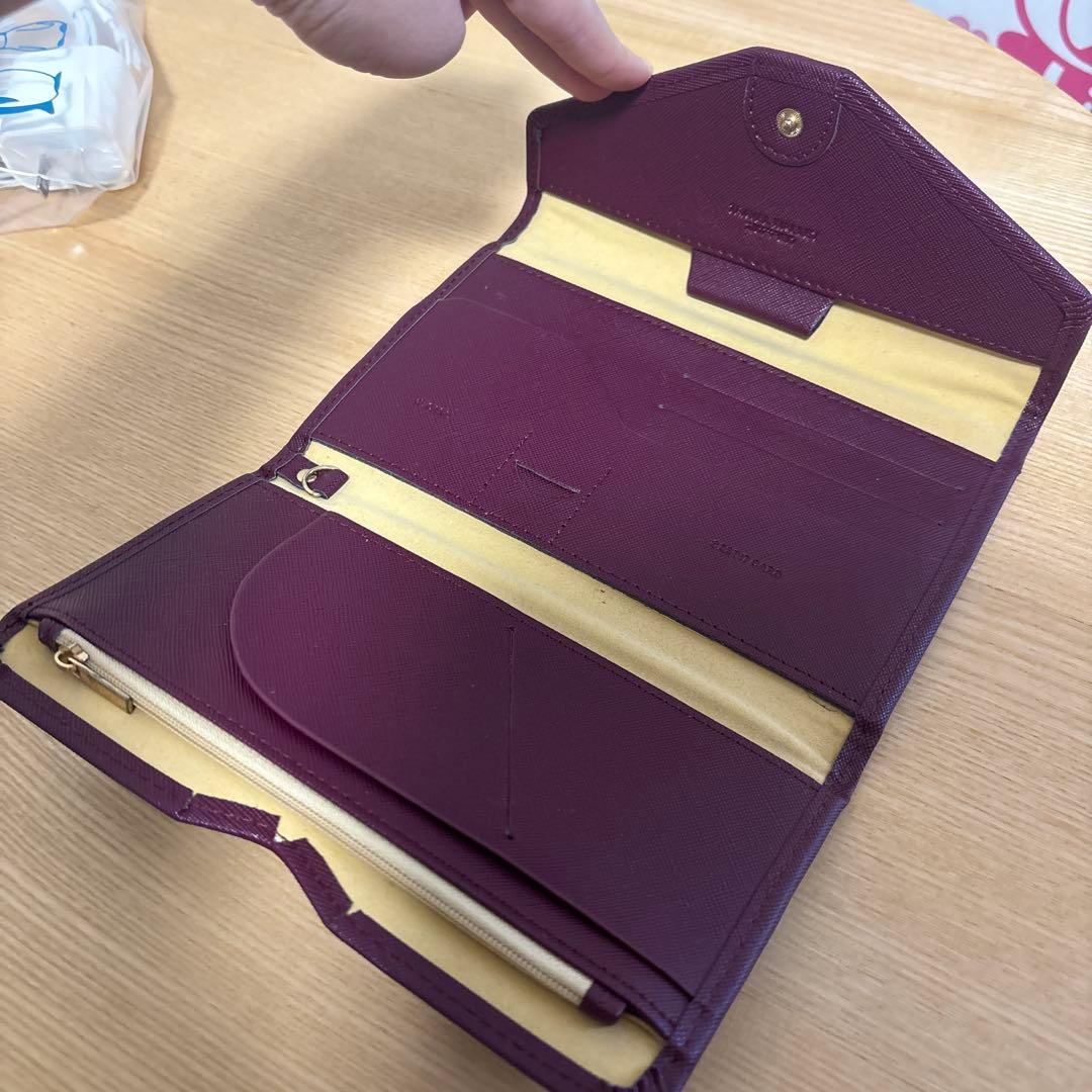 Burgundy Passport Case