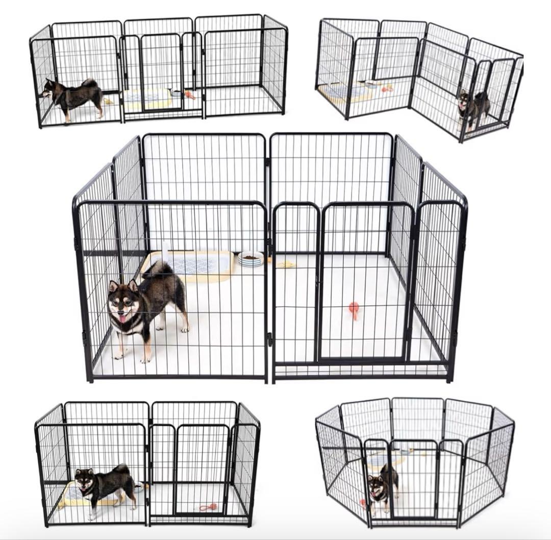 Pet Circle for Medium to Large Dogs, Steel Dog Cage