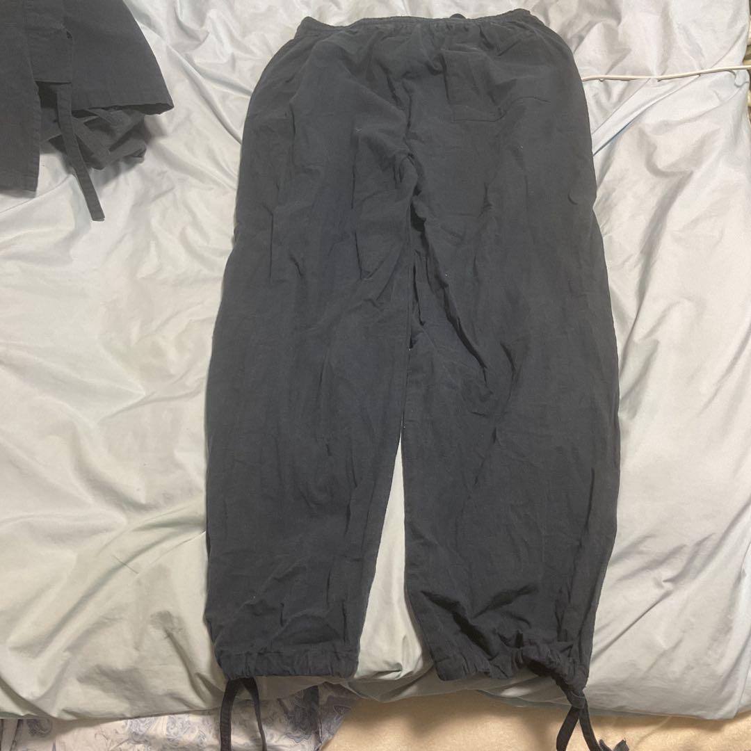 Black Samue (Top and Bottom Set) Size L