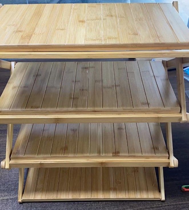 folding tier