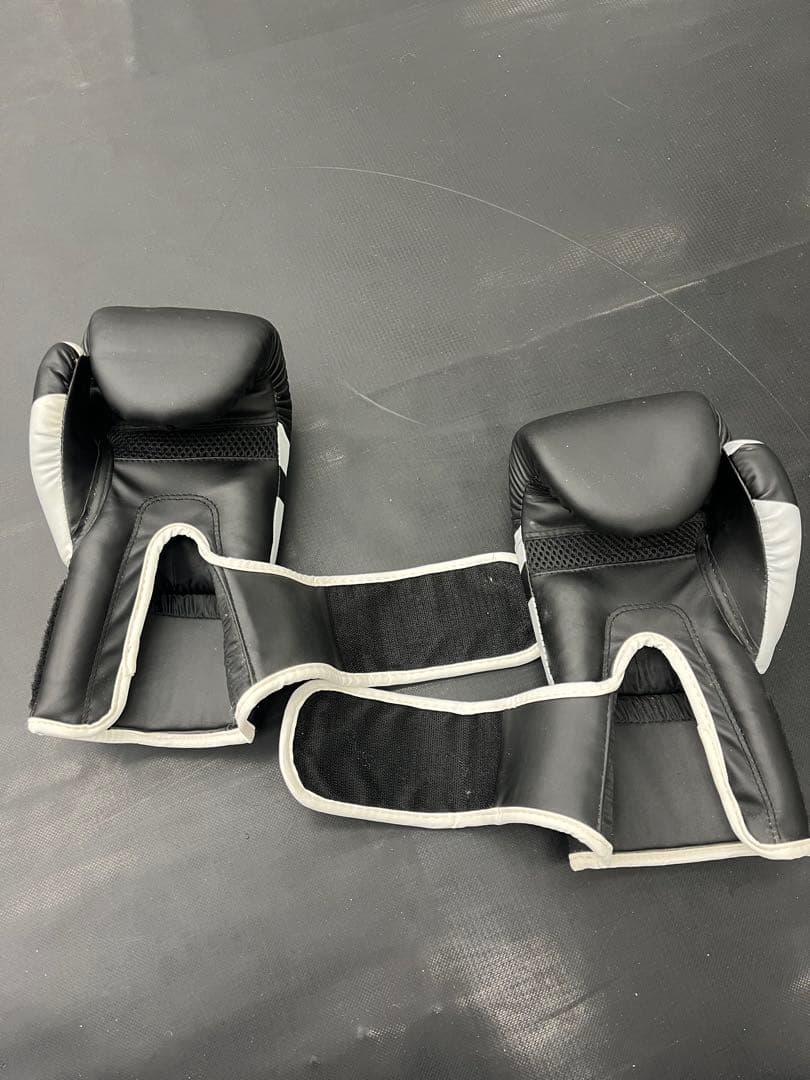 TRAN Boxing Gloves 10oz Black/Gray Used
