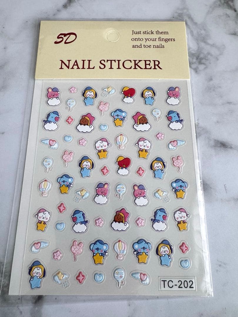 BT21 Nail Stickers