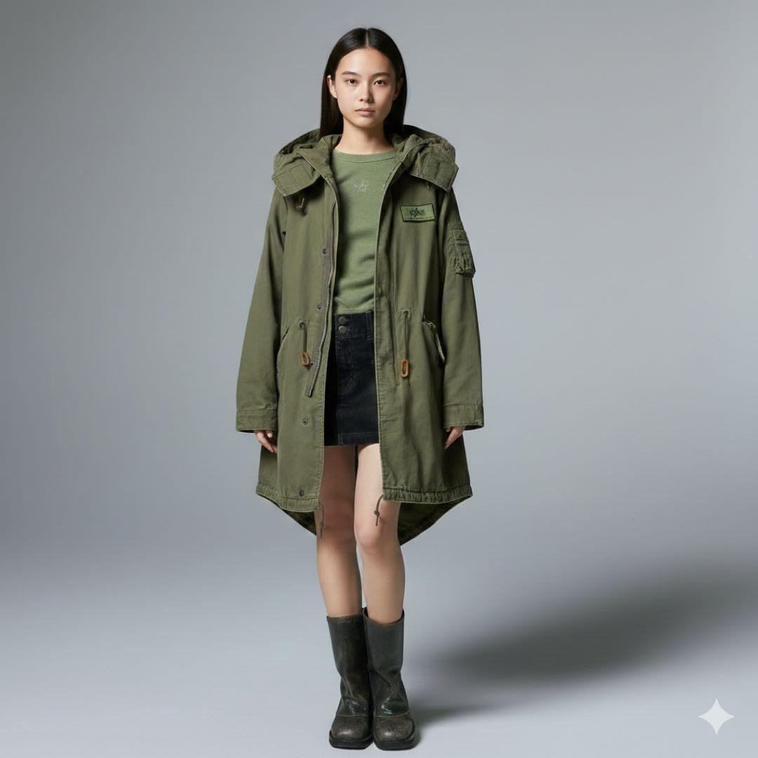 X-girl x Alpha Industries Mod Coat