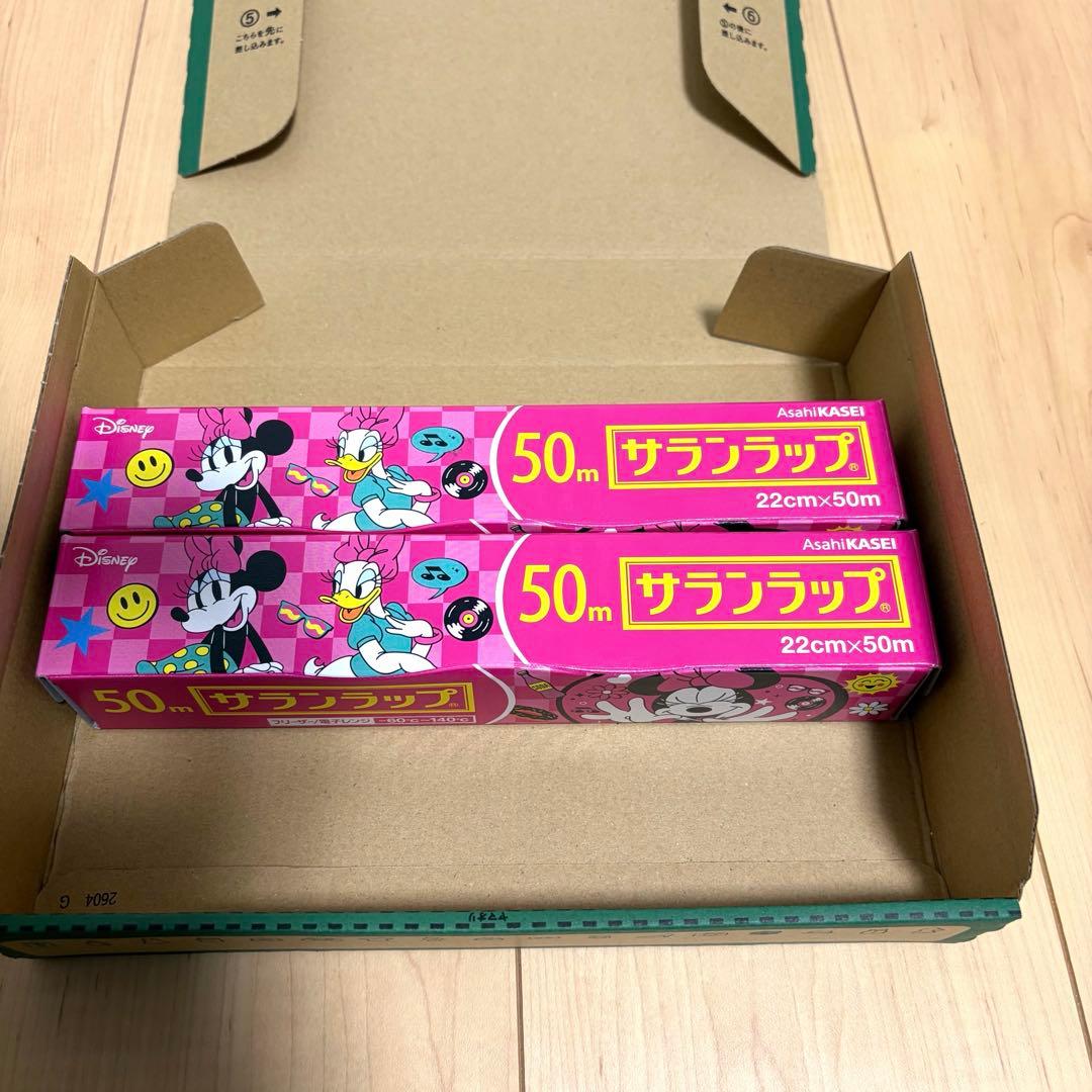2-Piece Set】Saran Wrap Minnie 22x50cm Disney