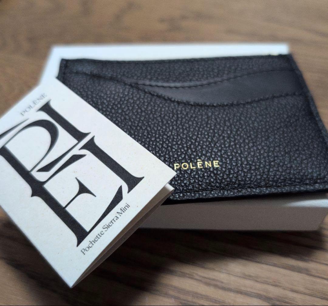 【New Unused】POLÈNE Pochtete Sierra Mini Black