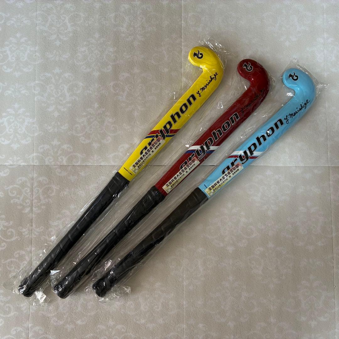 Gryphon Hockey Mascot Stick 24-inch Set of 3 Unused Items