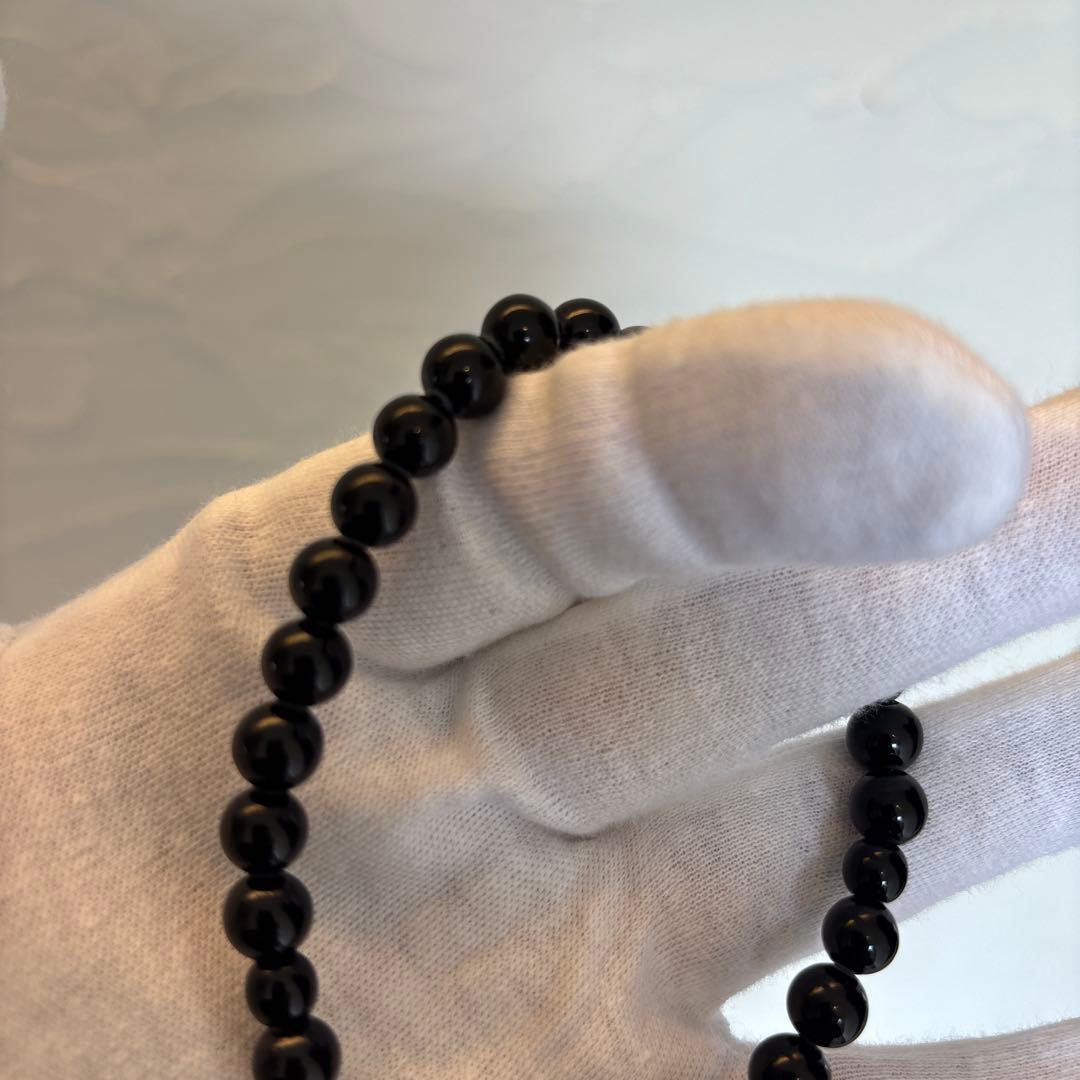 Unused item at a bargain price! Black Onyx Children's Casual Prayer Beads (Single-Strand Prayer Beads) for Exorcism and Wish Fulfillment