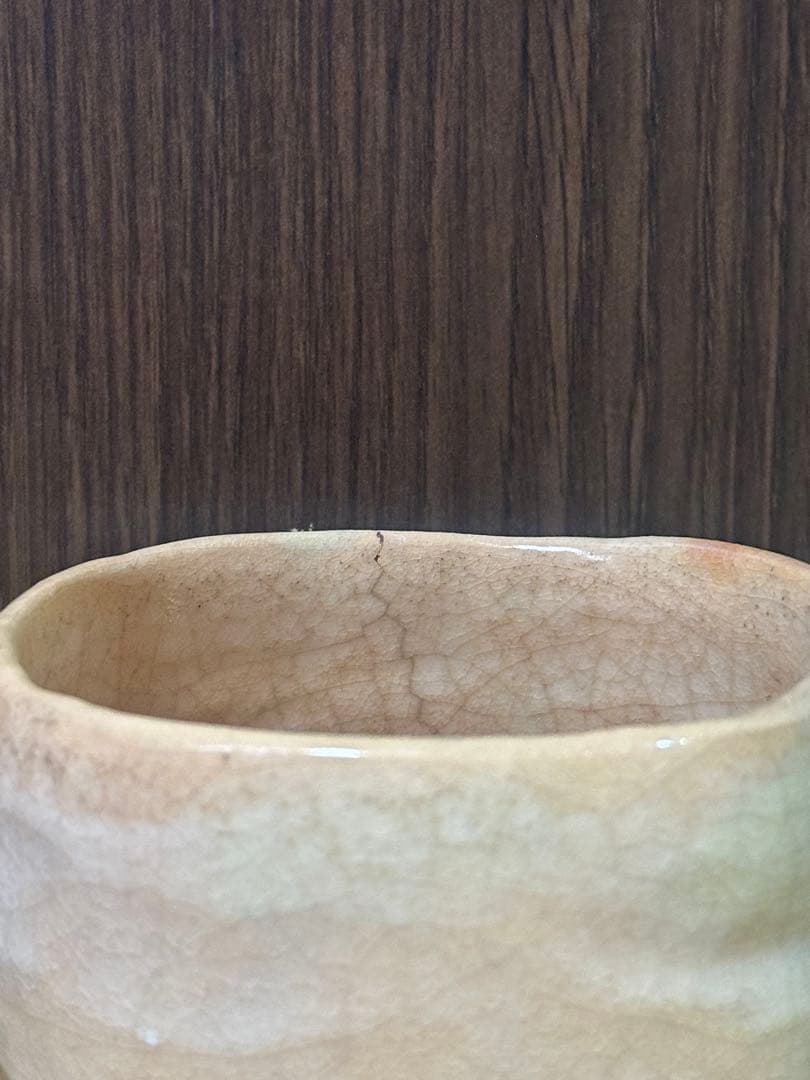 Old Shiraku Yoshimura Sōraku Raku Ware Tea Bowl Matcha Tea Bowl Tea Ceremony Utensil Handmade Pottery