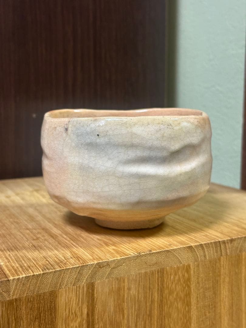Old Shiraku Yoshimura Sōraku Raku Ware Tea Bowl Matcha Tea Bowl Tea Ceremony Utensil Handmade Pottery