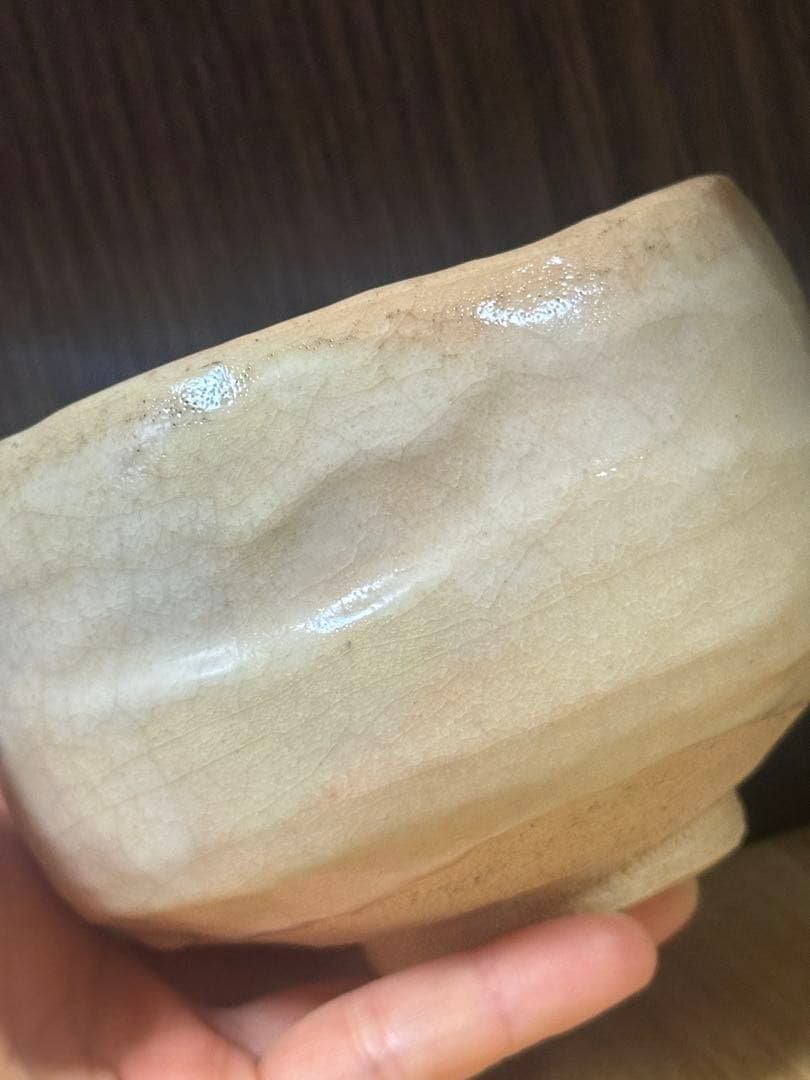 Old Shiraku Yoshimura Sōraku Raku Ware Tea Bowl Matcha Tea Bowl Tea Ceremony Utensil Handmade Pottery