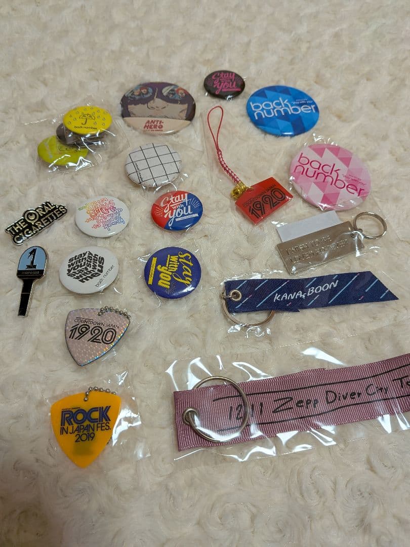 Back Number etc. Can Badge Set