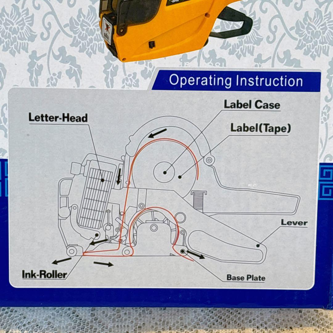 MX-6602 Pricing Tag Gun 2-Line Pricing Gun Kit Numbers