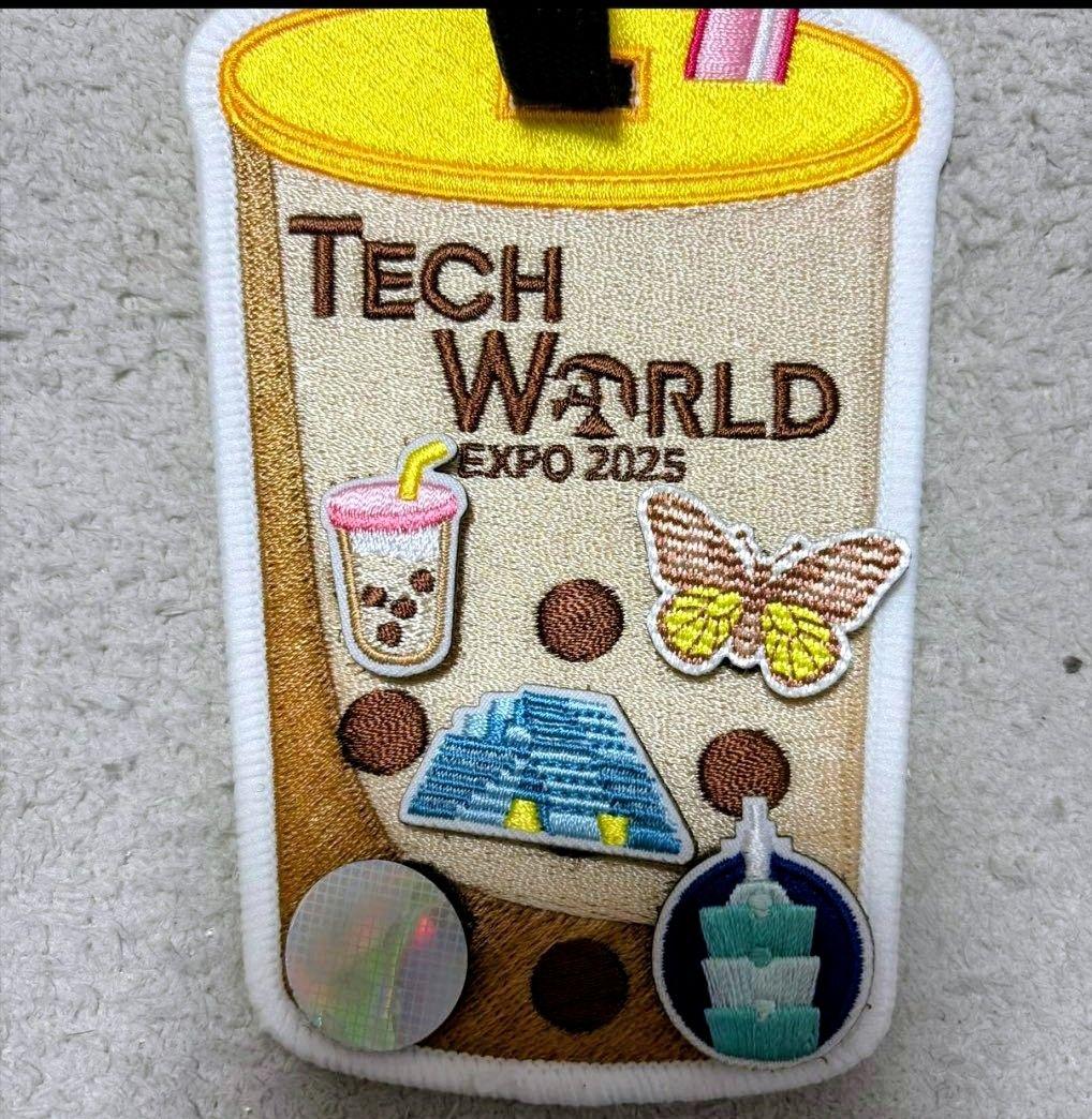 Unopened EXPO 2025 Tech World Embroidered Luggage Tag