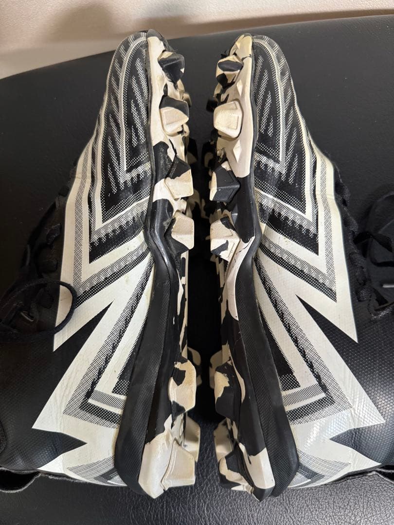 American Football Cleats Adidas Black/White 26cm