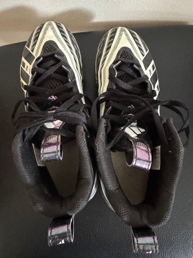 American Football Cleats Adidas Black/White 26cm